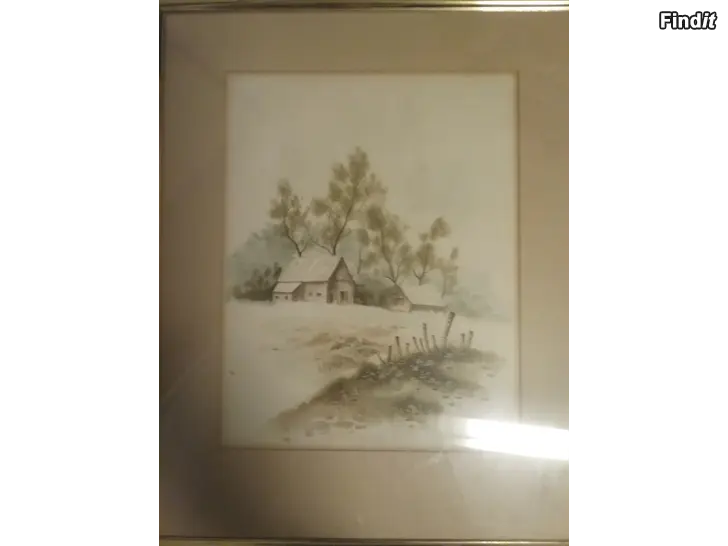 Säljes Tunnistamaton guassimaalaus