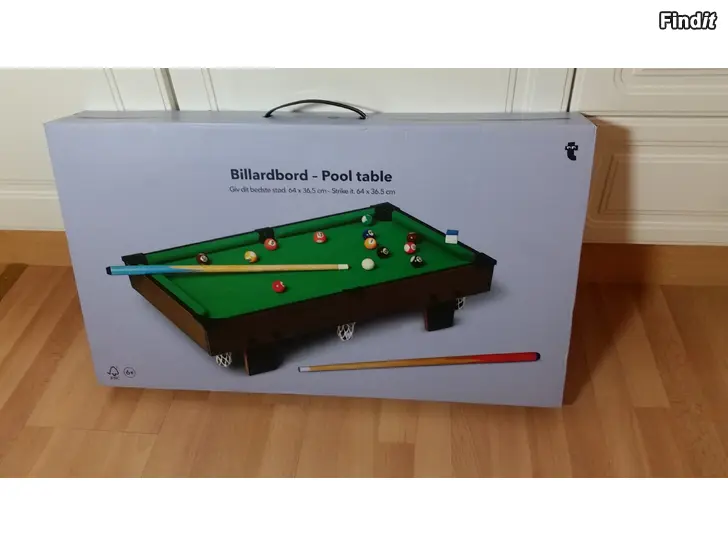 Myydään Biljardipeli - Pool Table -  pöytämalli