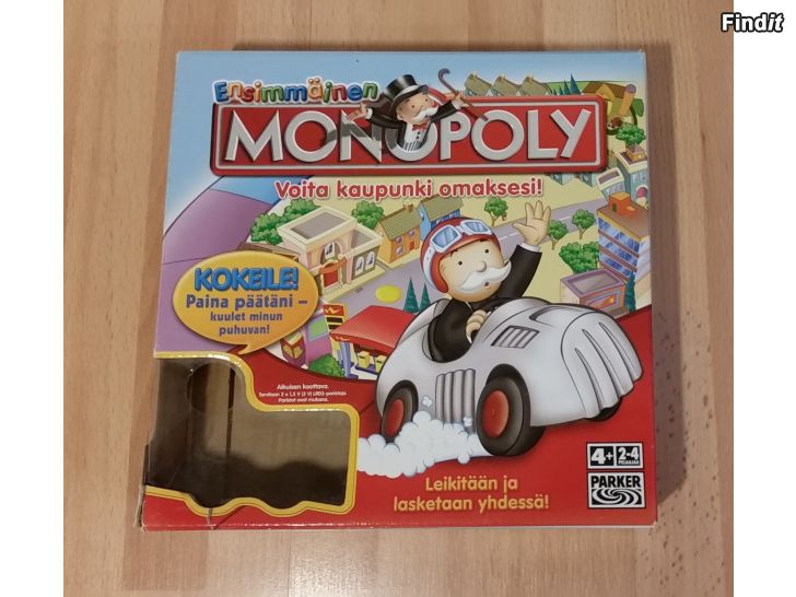 Säljes Ensimmäinen Monopoli Parker Hasbro 2007 -15e