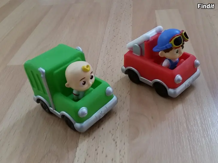 Myydään CoComelon mini roska-auto ja paloauto  -hinta 8e