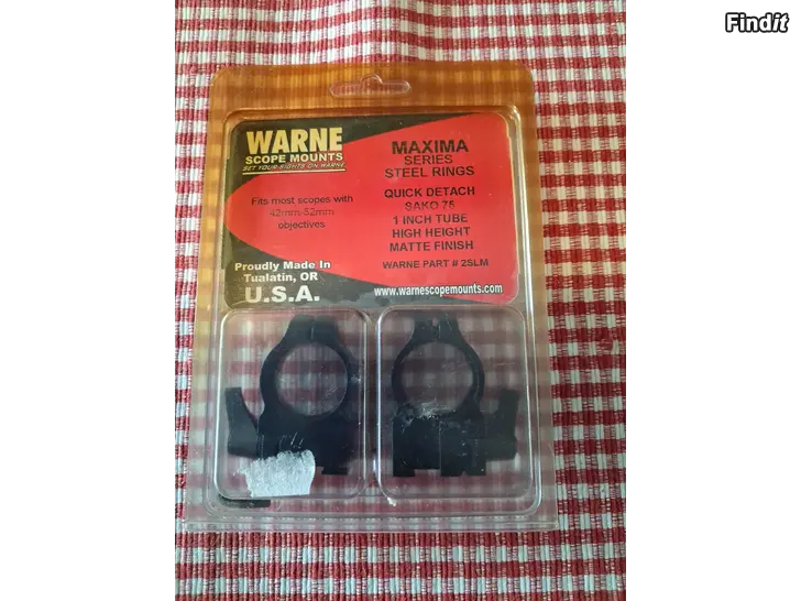 Myydään Warne pikajalat Sakon kiskoon