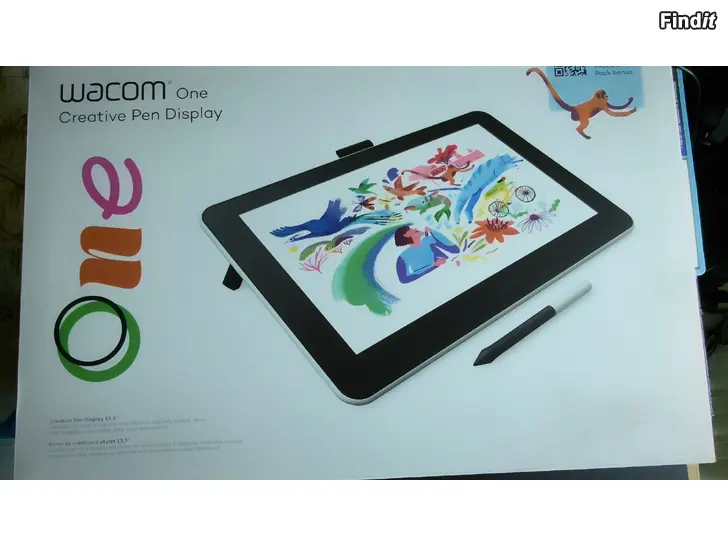 Myydään Wacom One creative pen display 13.3