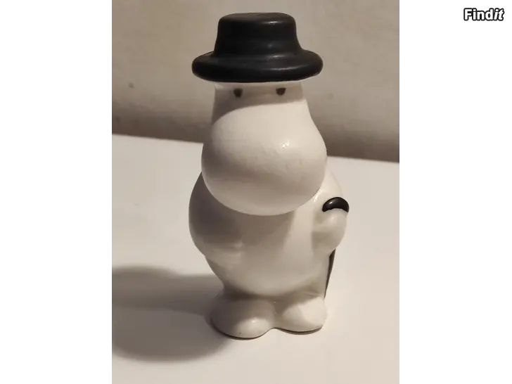 Säljes Arabia Muumi figuuri Muumipappa. Valmistettu -1992-96.  8cm
