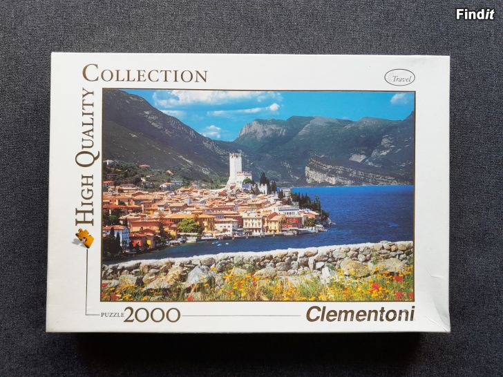 Myydään Clementoni Malcesine Garda Lake 2000 palapeli