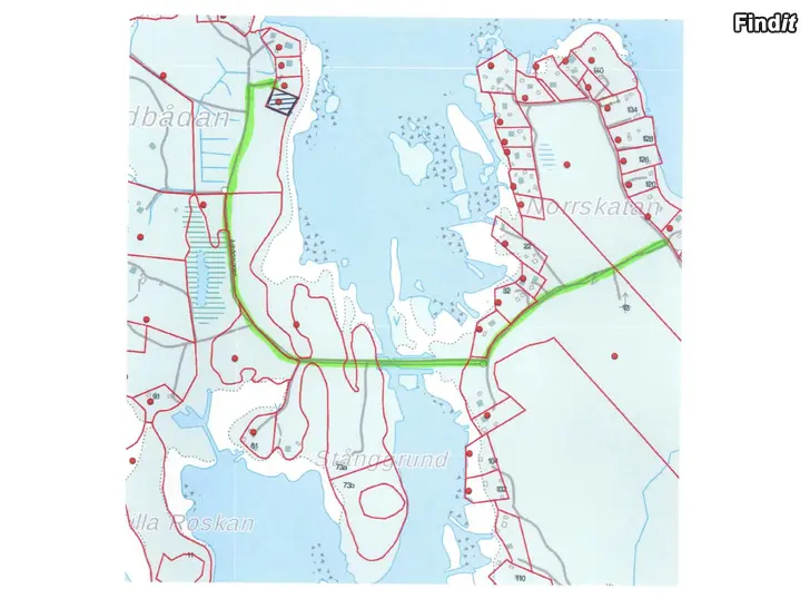 Säljes Strandtomt på Ådbådan / Töjby skären