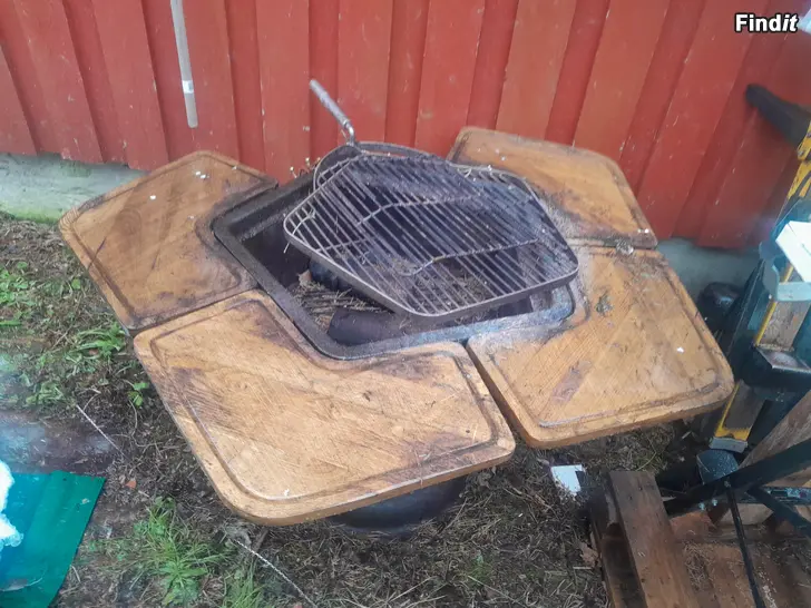 Säljes eldstad grillkota