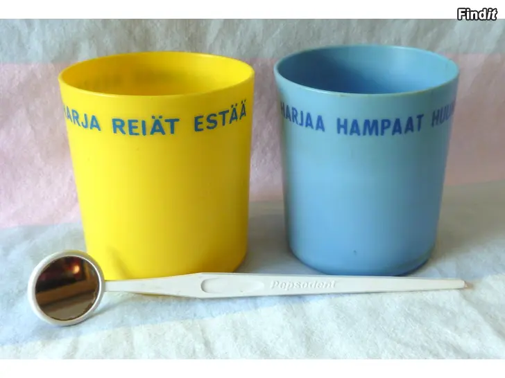 Myydään Vanhat hammasmukit 1960-luvulta