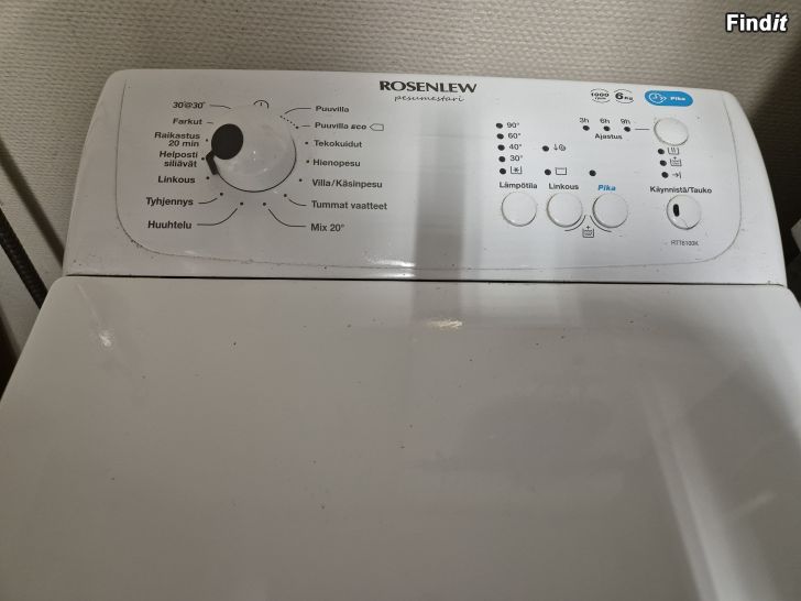 Myydään Kapea pesukone