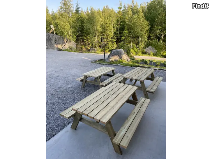 Säljes Impregnerade bord eller bänkar