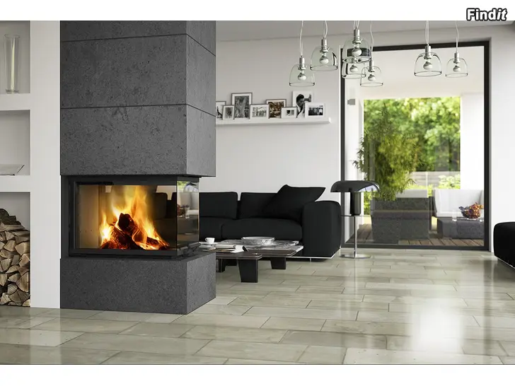 Myydään Säljer en helt ny Romotop Heat U 3G L takkasydän/braskaminsinsats