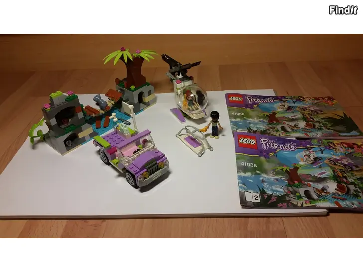 Myydään Lego Friends 41036 pelastusoperaatio viidakkosillalla  -28e