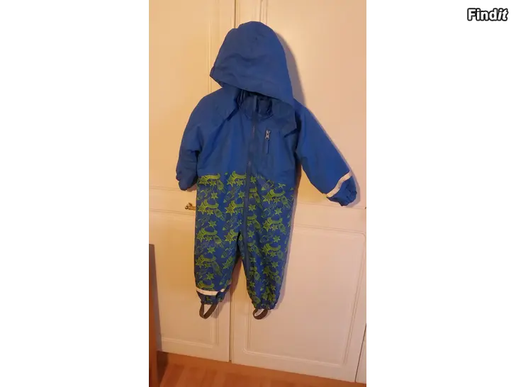 Myydään Ciraf sininen vk-haalari fleecevuorella koko 80  -hinta 10e