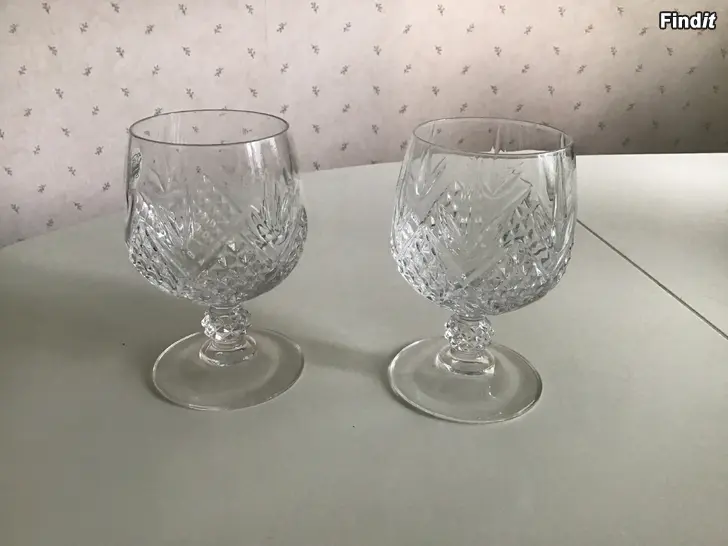 Säljes Konjaksglas - Konjakkilasit - Christal