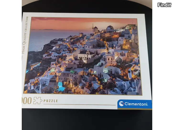 Myydään Palapeli Shades of Santorini. 1000 palaa, Clementoni