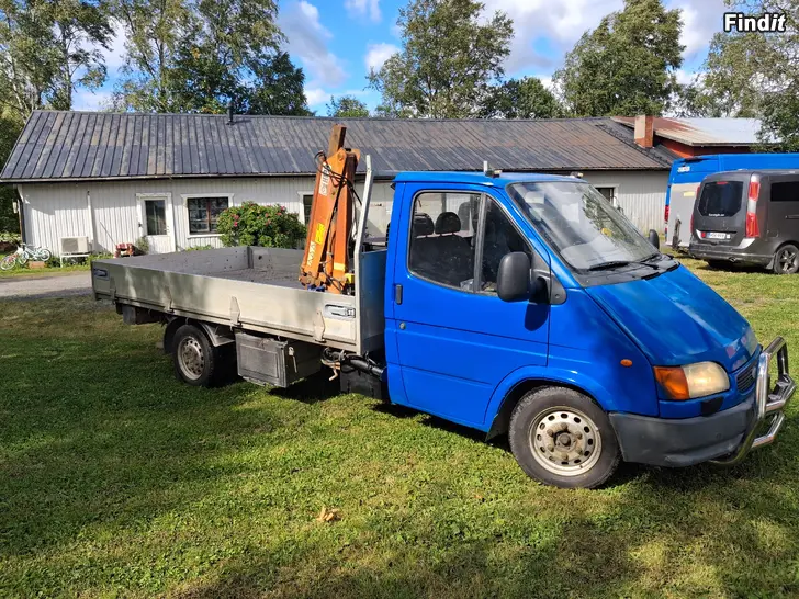 Säljes Ford Transit kranbil 1997