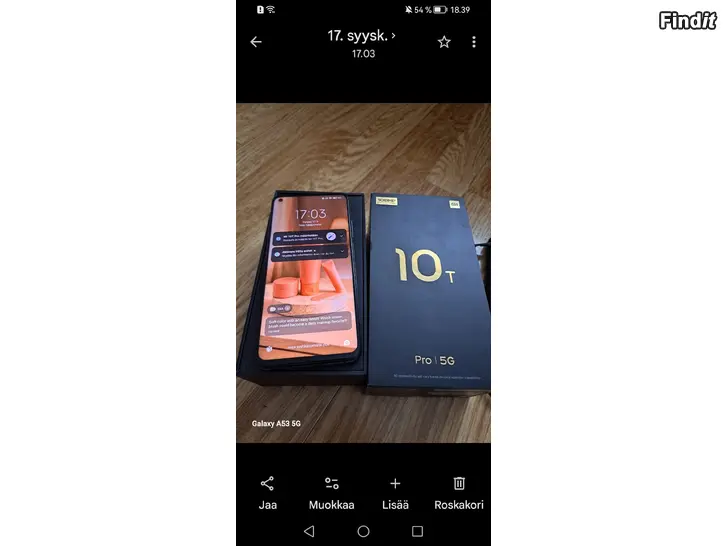 Myydään XIAOMI MI 10T PRO 5G