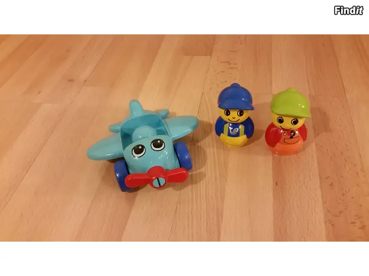 Myydään Lego Primo lentokone ja ukot 2kpl 12e