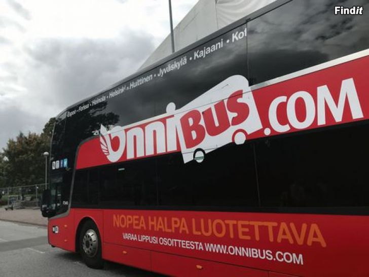 Onnibus matkat välillä Vaasa-Turku- Vaasa