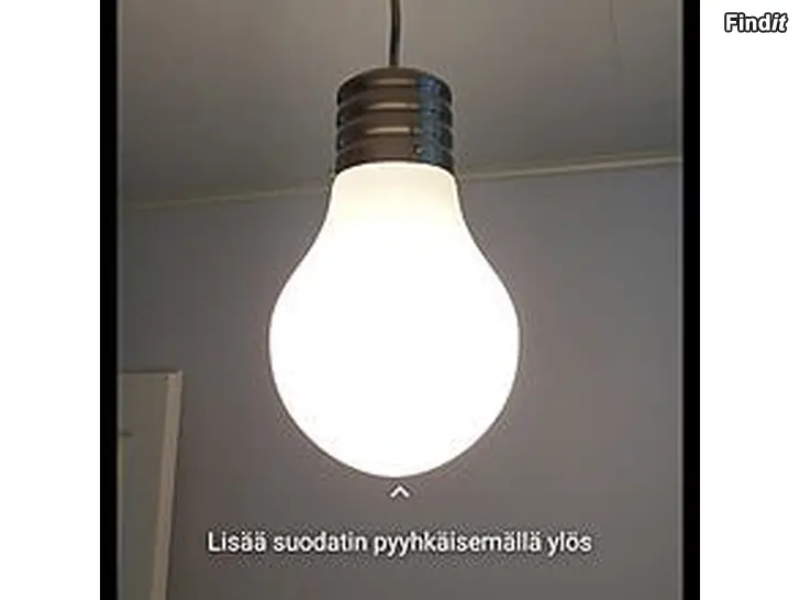 Myydään Kattovalaisin Edison - hauska 50cm hehkulampun muoto