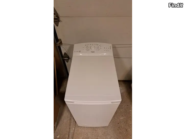 Myydään Whirpool topmatad tvättmaskin TDLR6040L