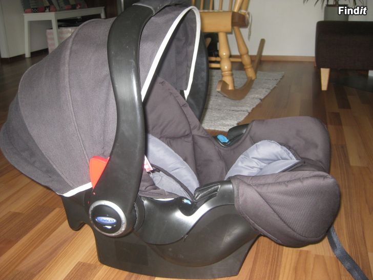 Säljes Graco bilbarnstol + graco barnvagn