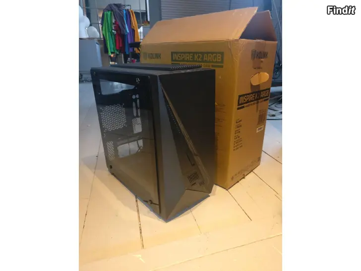 Myydään mATX datorchassie förmånligt