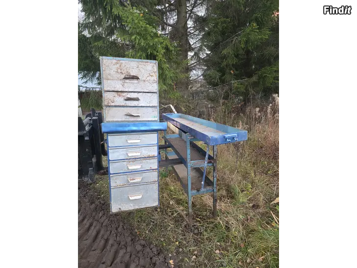 Säljes Gammal paketbilsinredning