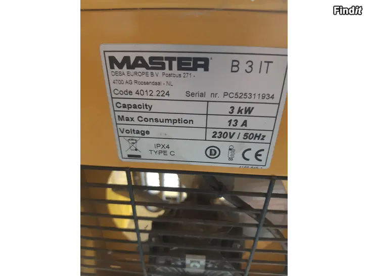 Säljes Värmeblåsare