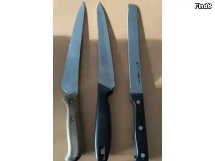 Säljes Fiskars leipäveitsi leipäveitsi leipäveitsi pikkuveitsi