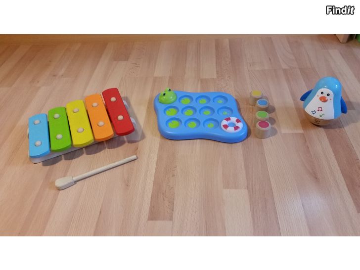 Säljes Puinen ksylofoni - Playtive Musiikkisammakko ja Hape pingviini