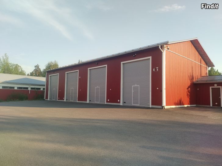 Säljes Stort varmt garage med kontorsutrymme i Korsholm Smedsby säljes