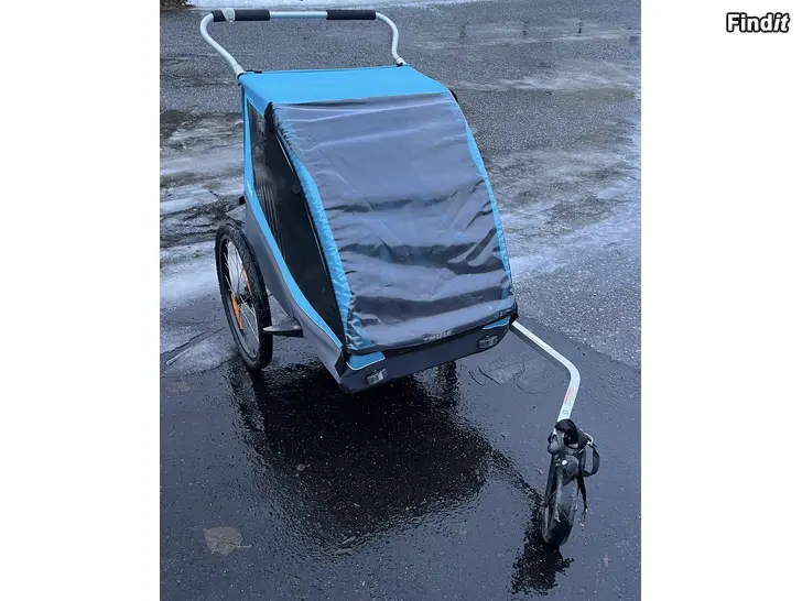 Säljes Thule Coaster XT - cykelvagn , för 2 barn