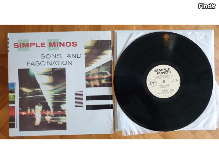 Säljes Simple Minds, Sons and fascination. Vinyl LP