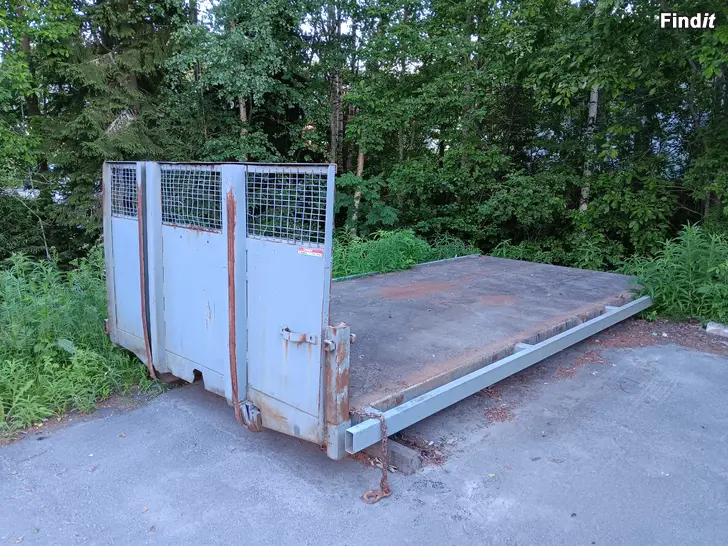 Säljes Säljes bytesflak/maskinlava vajerfästen