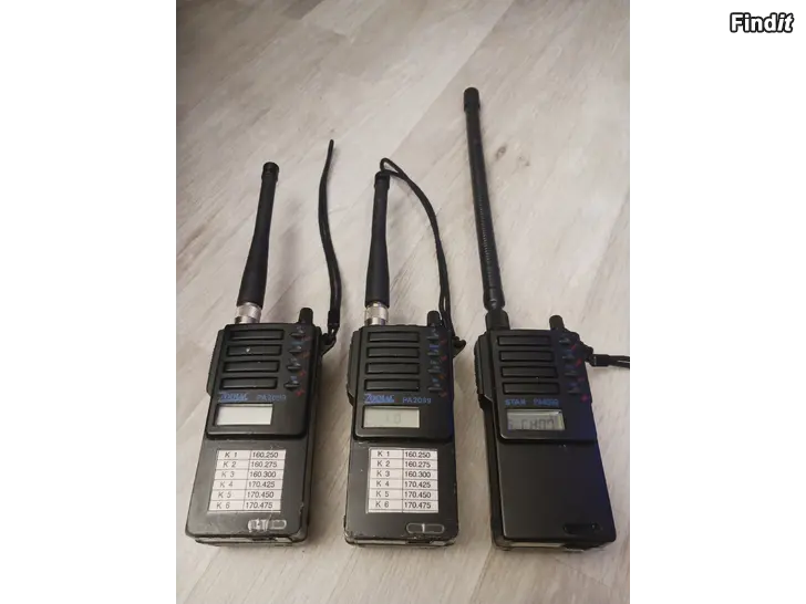 Myydään 3kpl Radiopuhelimet Zodiac+Star Hunter