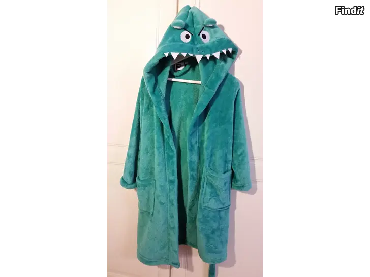 Myydään Aamutakki kylpytakki DINO vihreä Peuhu 120   -6e