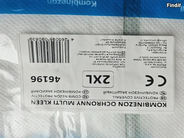 Säljes Suojapuku esim villoitukseen useita