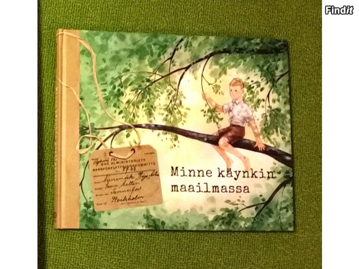 Myydään Minne käynkin maailmassa kirja ja CD -10e