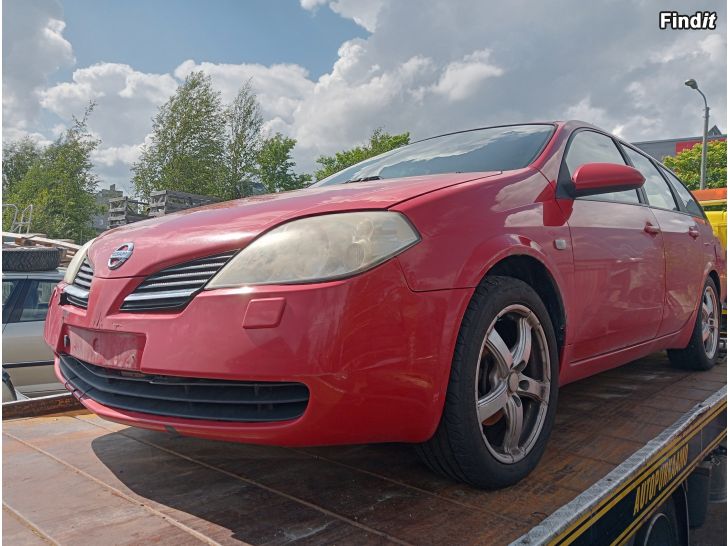 Säljes Nissan Primera 2,0 manuaali 2005 varaosina