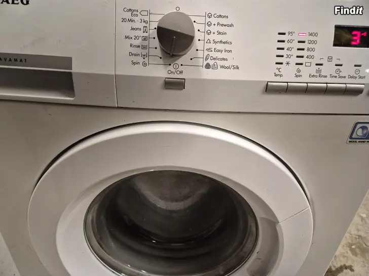 Säljes Fin AEG 60 cm tvättmaskin
