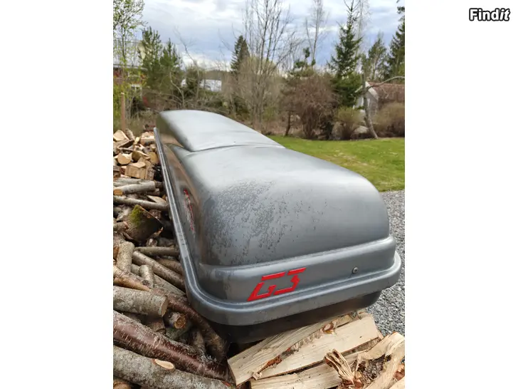 Säljes Skidbox 320L, Takräcke 120cm