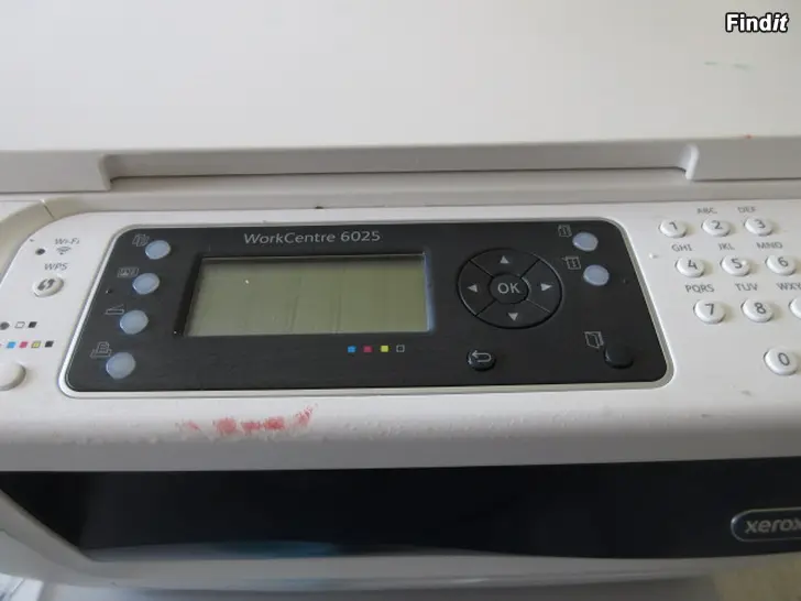 Myydään XEROX WorkCentre 6025 laserskrivare