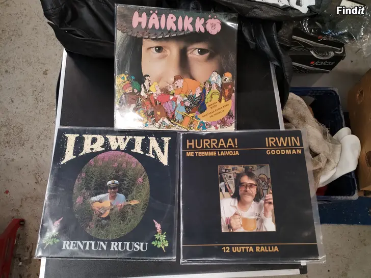 Myydään IRWIN LP levyt