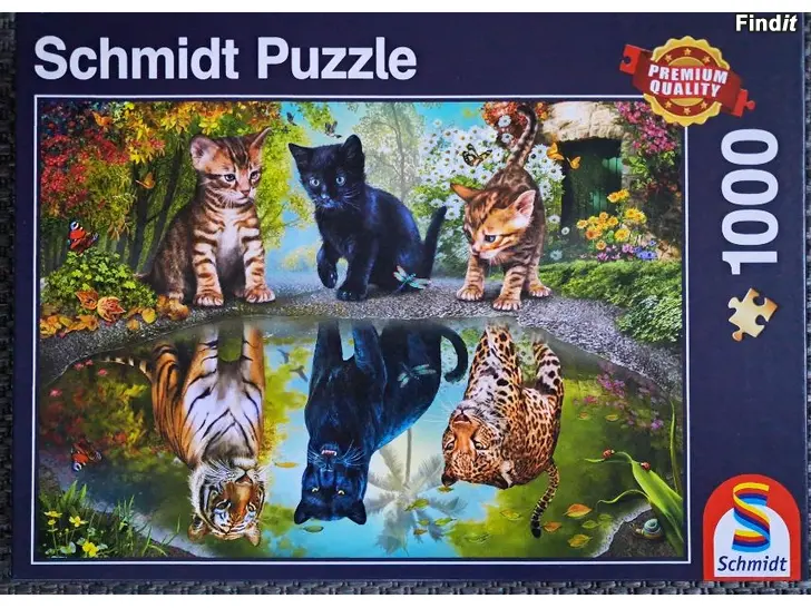 Säljes 2st Pussel 1000 bitar