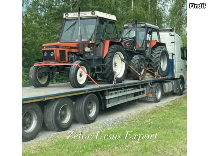 Köpes Köpes Zetor Traktorer alla modeller