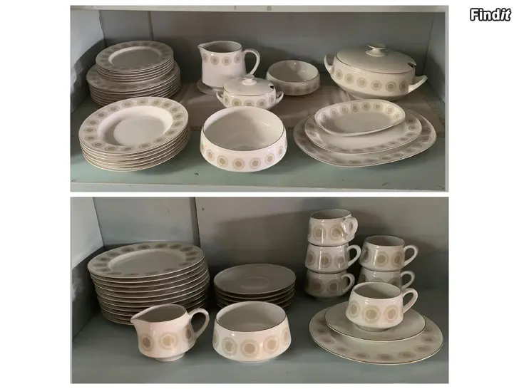 Myydään Arabia Bellis astiasto