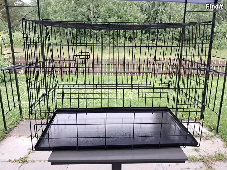 Säljes Ihopfällbar hundbur till bilen