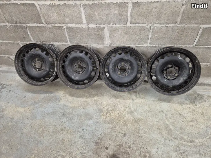 Säljes Saab plåtfälgar 16x6,5, 5/110