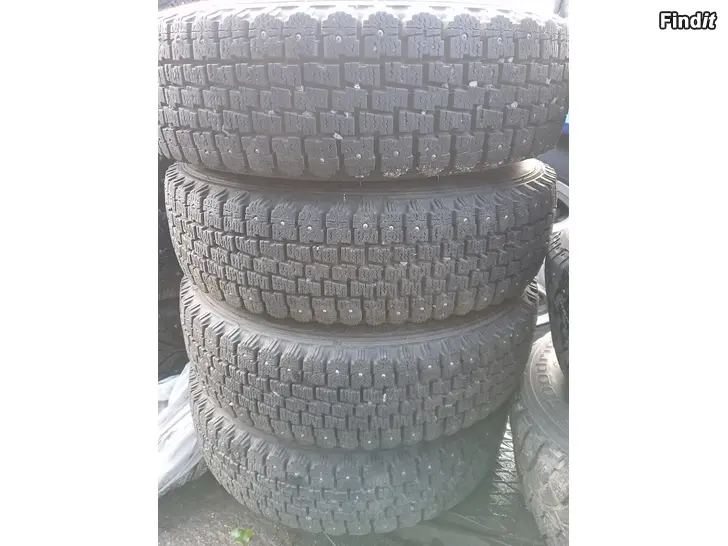 Myydään Nastarenkaat 155/80R13 vanteet 4-100 Toyota/Mazda/Hyundai