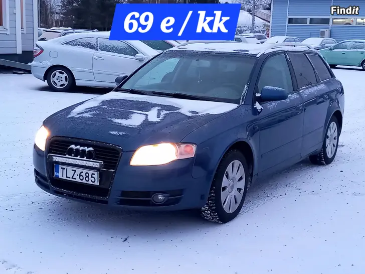 Myydään Audi A4 2.0 TDi 140hv 6 vaiht.man.2 hengen paku